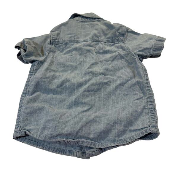 OshKosh B'Gosh Baby Boy 12M Button Up Shirt 100% Cotton - Picture 2 of 4